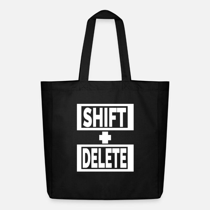 style de vie du clavier SHIFT+DELETE - Tote bag Stanley/Stella Midweight recyclé - noir