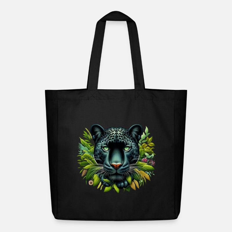 Panther - Midweight recycelter Stoffbeutel von Stanley/Stella - Schwarz