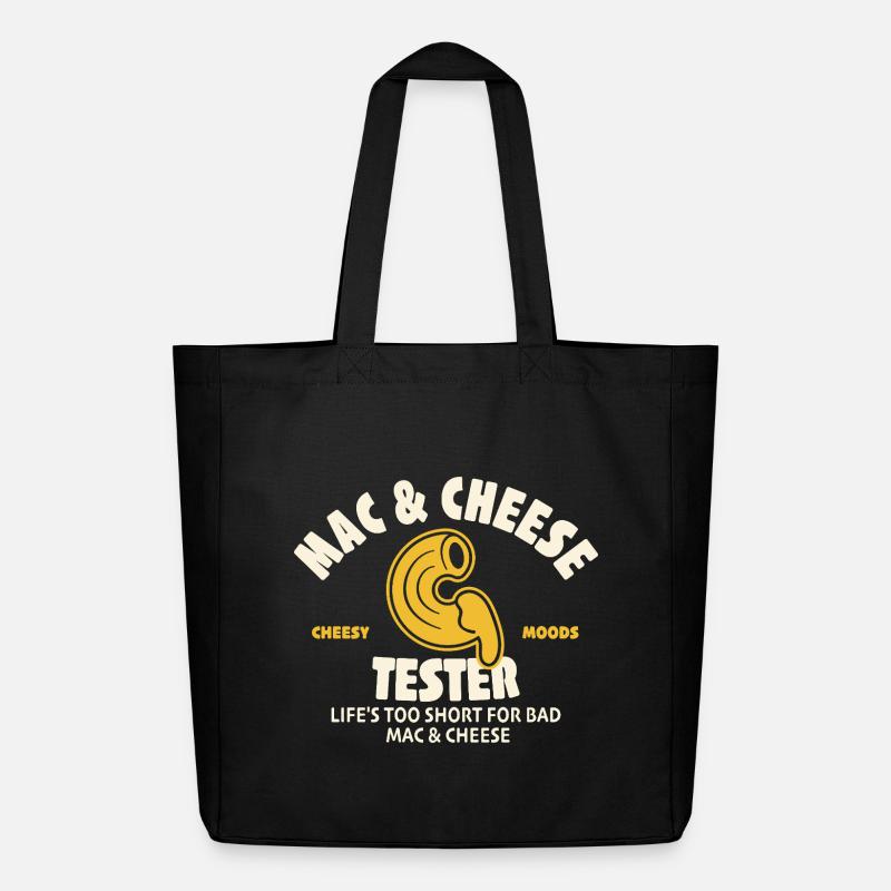 Mac & Cheese Tester - Midweight recycelter Stoffbeutel von Stanley/Stella - Schwarz