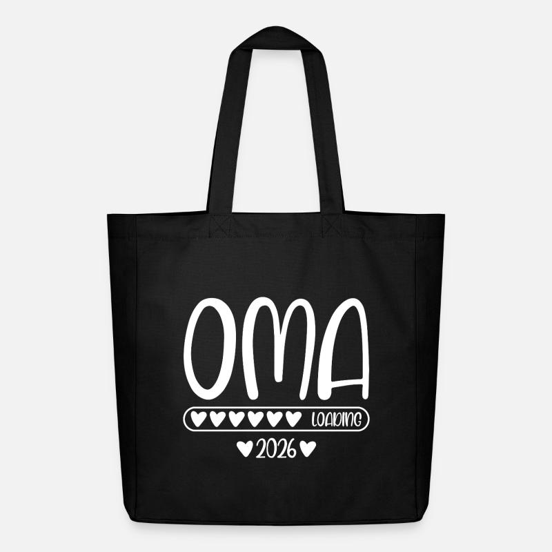 Oma 2026 loading - Midweight recycelter Stoffbeutel von Stanley/Stella - Schwarz