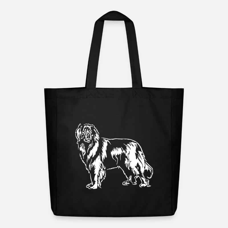 Leonberger "Black Edition" - Midweight recycelter Stoffbeutel von Stanley/Stella - Schwarz