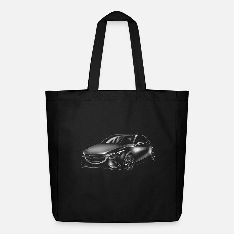 Car - Midweight Recycled Tote Bag by Stanley/Stella - black