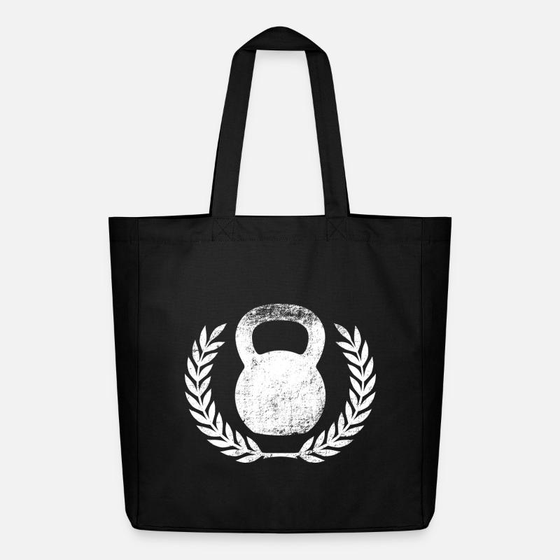 Kettlebell - Midweight recycelter Stoffbeutel von Stanley/Stella - Schwarz