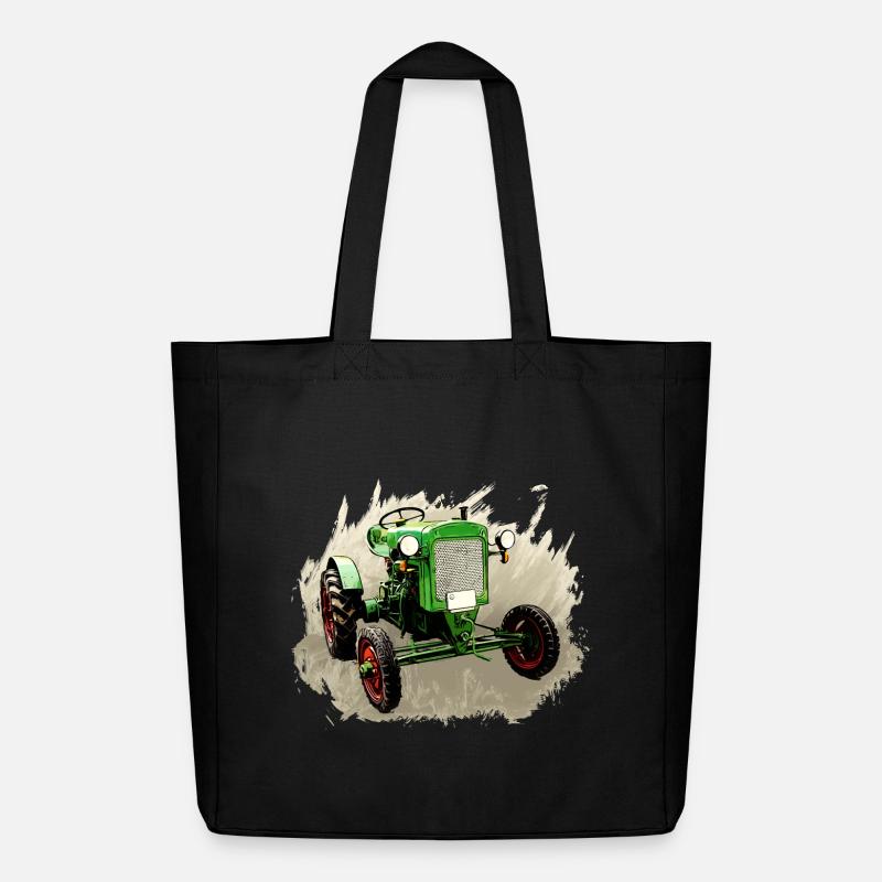 Deutz F1M 414 Bauernschlepper - Midweight recycelter Stoffbeutel von Stanley/Stella - Schwarz