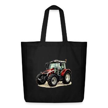 Tracteur - Tote bag Stanley/Stella Midweight recyclé - noir - Devant