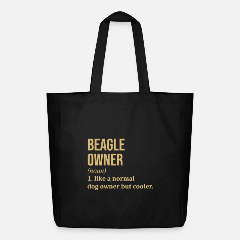 Beagle - Midweight recycelter Stoffbeutel von Stanley/Stella - Schwarz