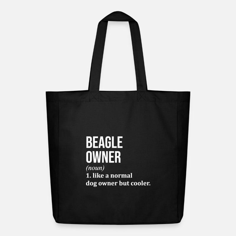 beagle - Tote bag Stanley/Stella Midweight recyclé - noir