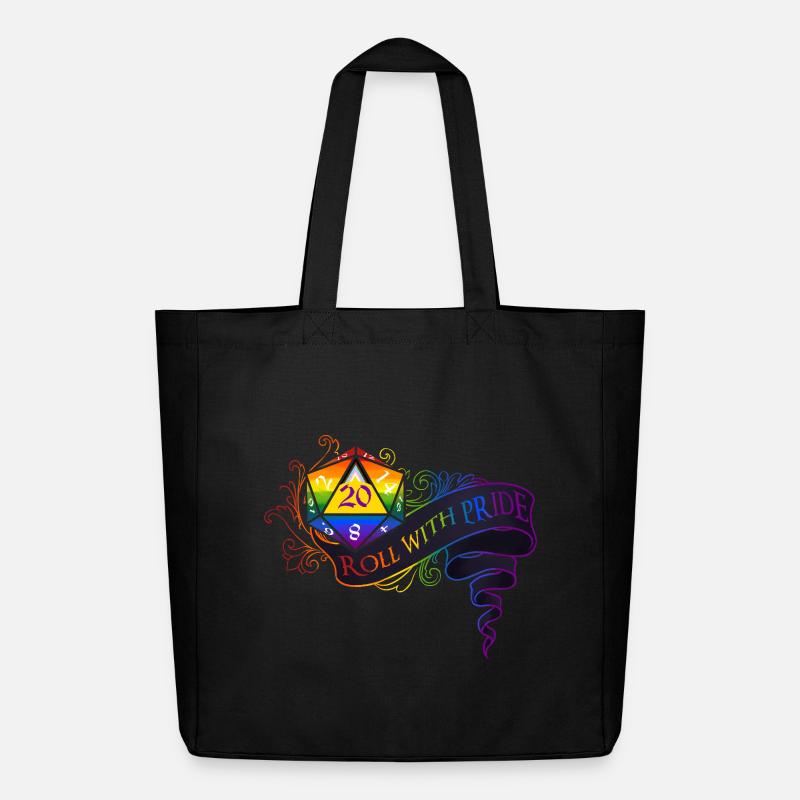Roll with PRIDE again! - Midweight Recycled Tote Bag by Stanley/Stella - black