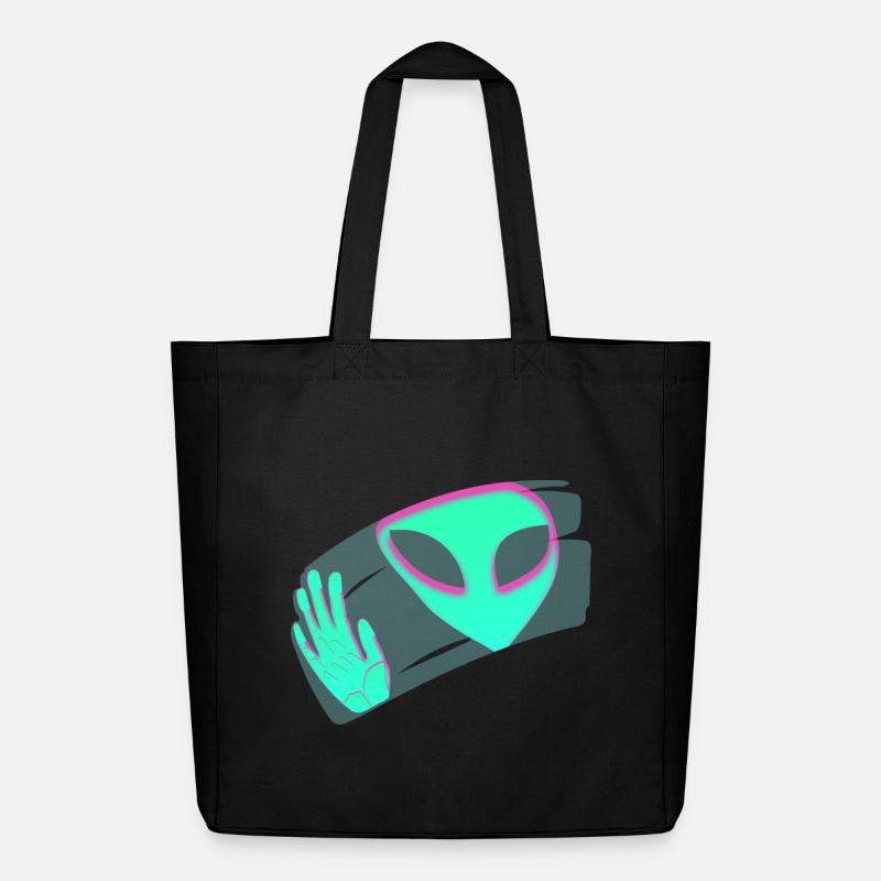 Alien - Midweight recycelter Stoffbeutel von Stanley/Stella - Schwarz