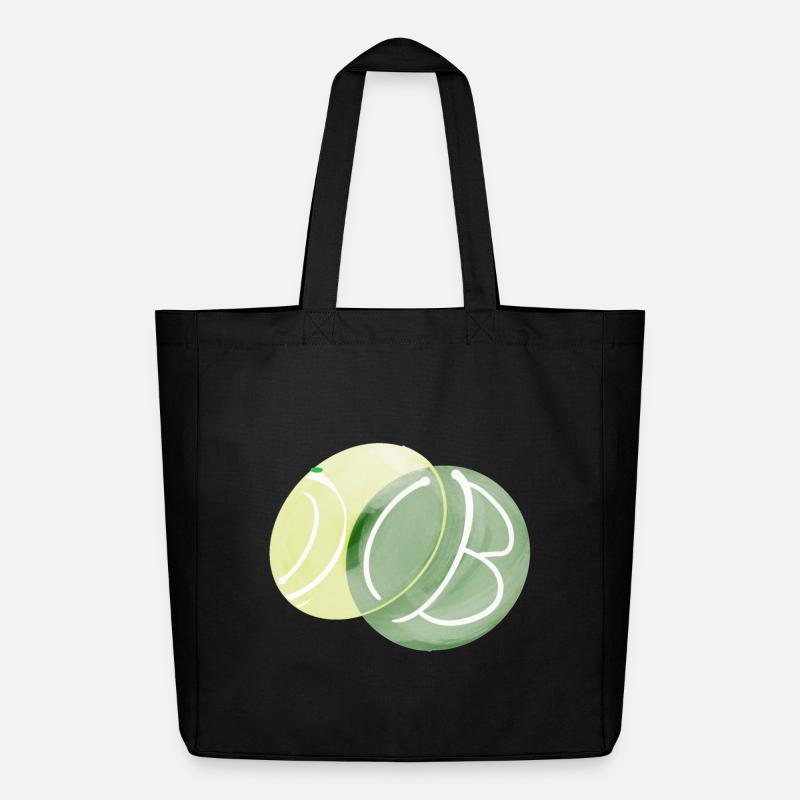 The Green Dot - Midweight recycelter Stoffbeutel von Stanley/Stella - Schwarz