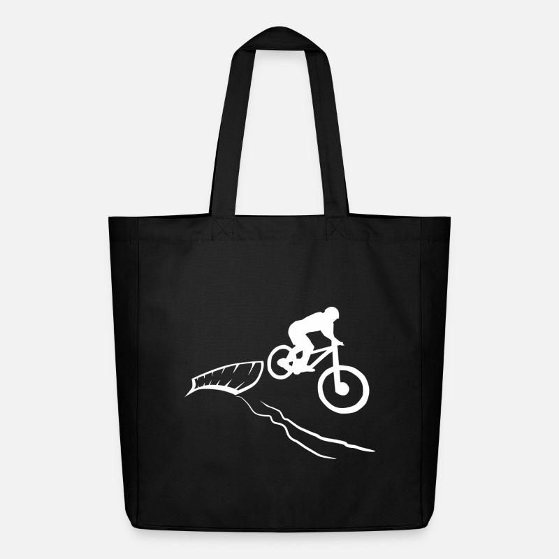 MTB Mountainbiker Radtrikot - Midweight recycelter Stoffbeutel von Stanley/Stella - Schwarz