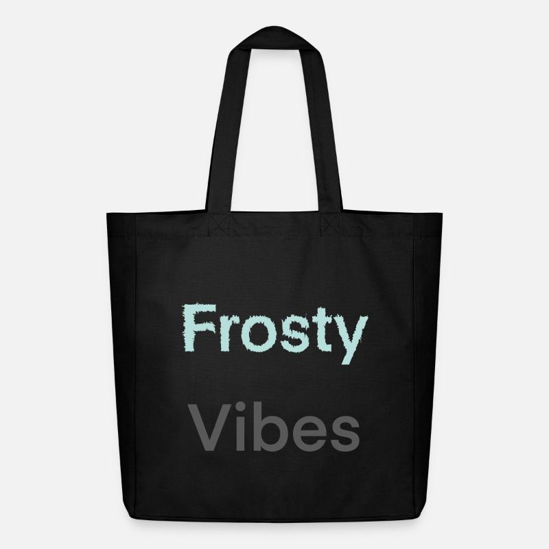 Frosty Vibes - Midweight recycelter Stoffbeutel von Stanley/Stella - Schwarz