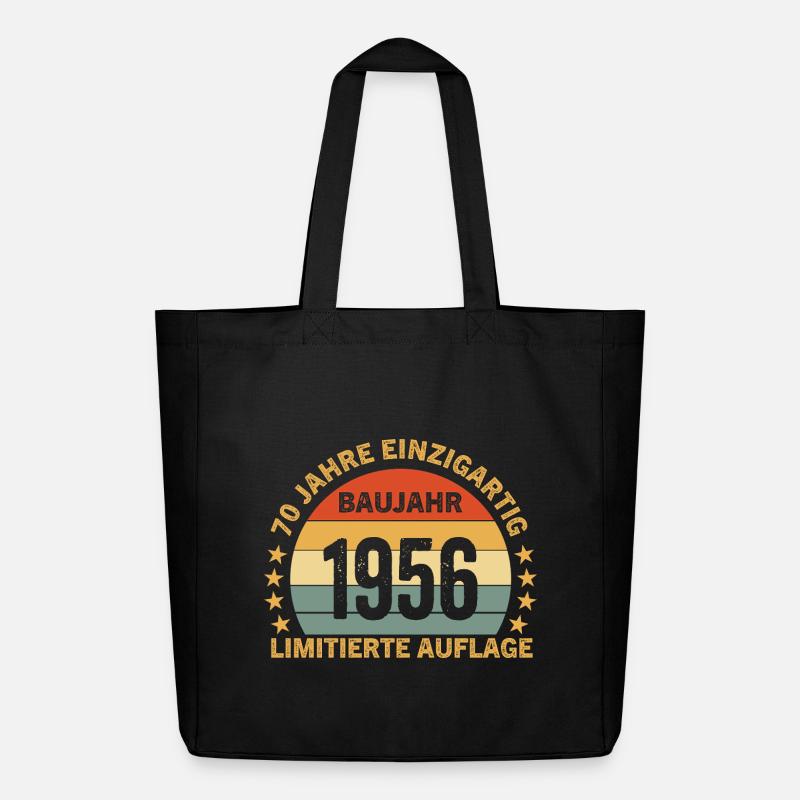 56 ANS D’ÉDITION LIMITÉE UNIQUE - Tote bag Stanley/Stella Midweight recyclé - noir