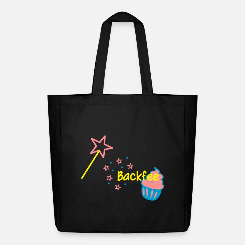 Backfee Schürze Cupcaki - Midweight recycelter Stoffbeutel von Stanley/Stella - Schwarz