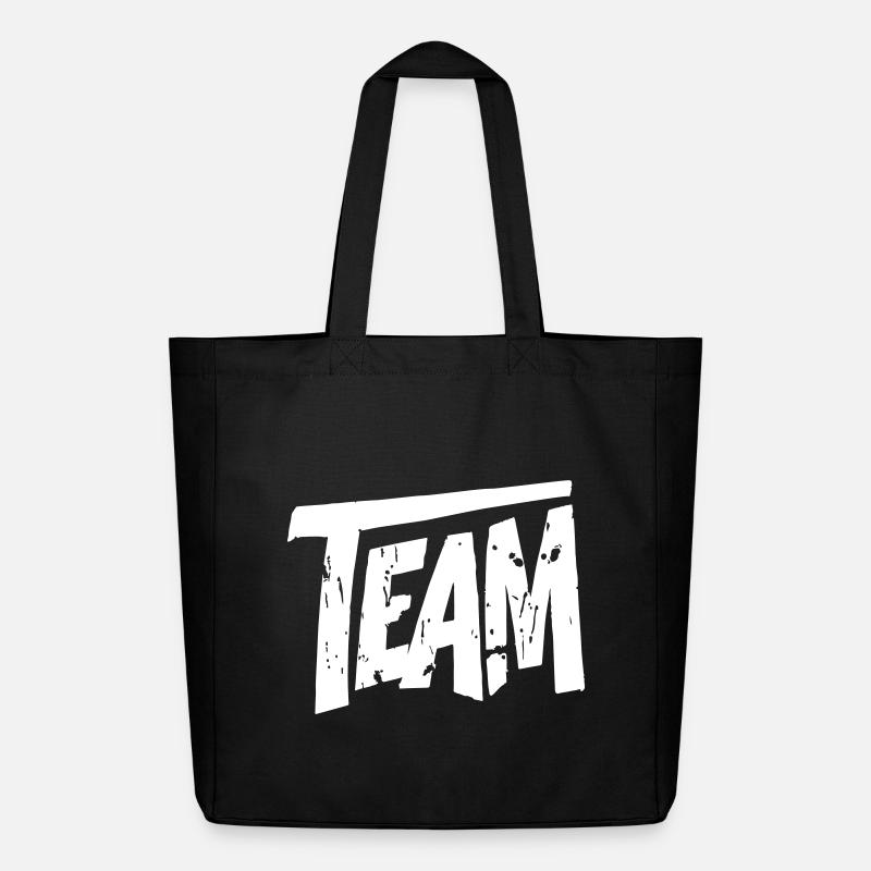 Team Graffiti - Midweight recycelter Stoffbeutel von Stanley/Stella - Schwarz