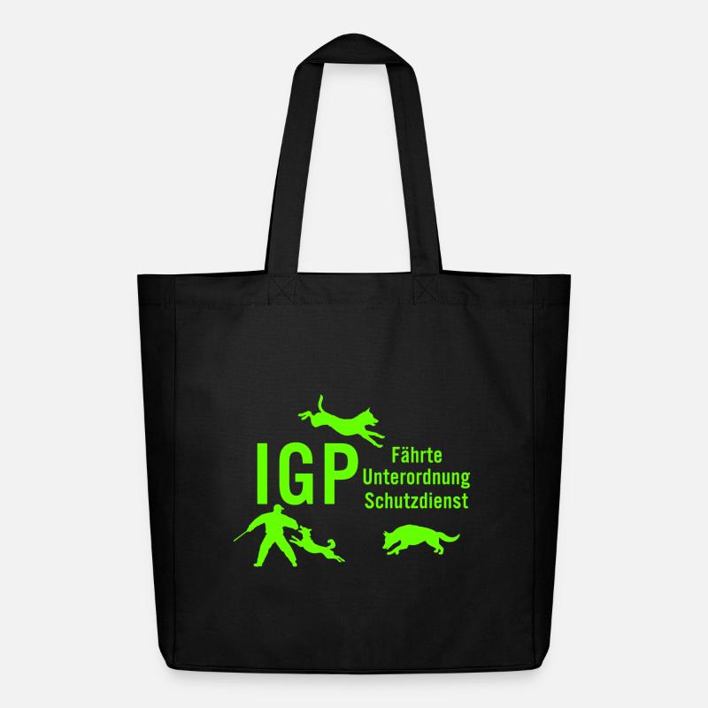 IGP Hundesport - Green - Midweight recycelter Stoffbeutel von Stanley/Stella - Schwarz