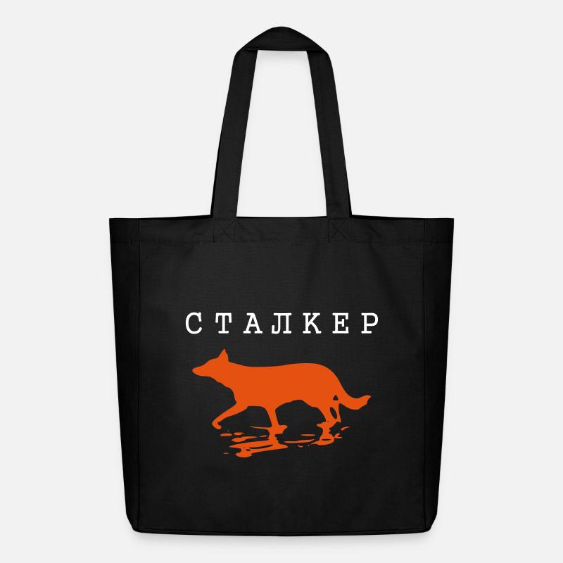 Stalker Tarkovsky - Midweight recycelter Stoffbeutel von Stanley/Stella - Schwarz