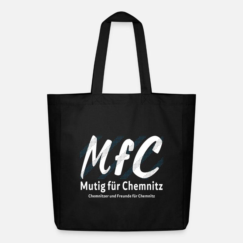 Chemnitz Courageous for Chemnitz - Midweight Recycled Tote Bag by Stanley/Stella - black