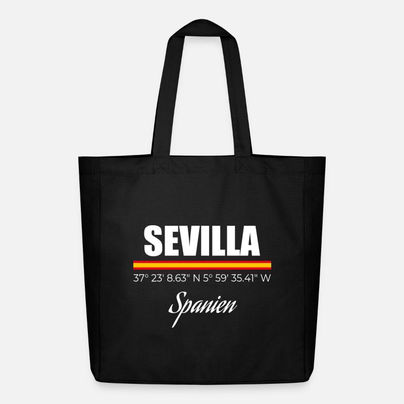 Sevilla - Midweight recycelter Stoffbeutel von Stanley/Stella - Schwarz