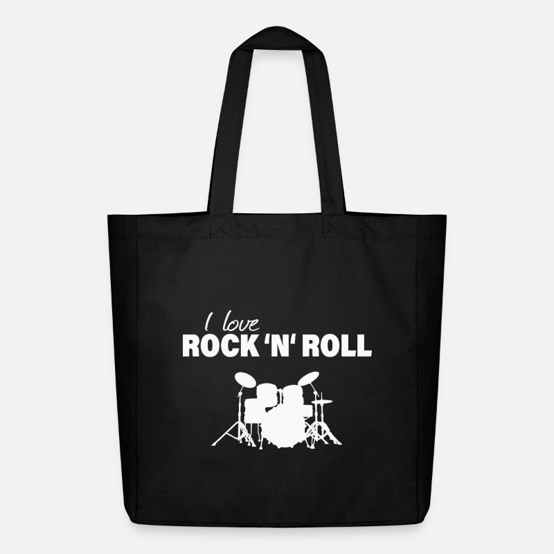 ROCK AND ROLL - Midweight recycelter Stoffbeutel von Stanley/Stella - Schwarz