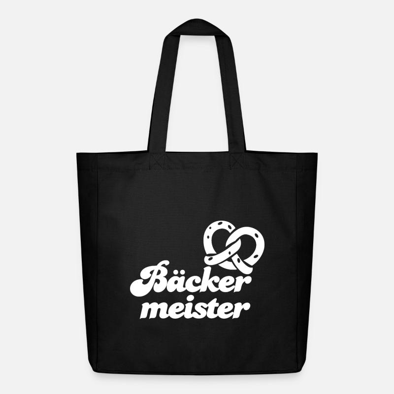 Bäckermeister - Midweight recycelter Stoffbeutel von Stanley/Stella - Schwarz