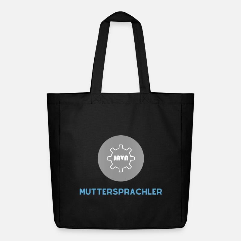 Native speaker: JavaScript Edition - Midweight Recycled Tote Bag by Stanley/Stella - black