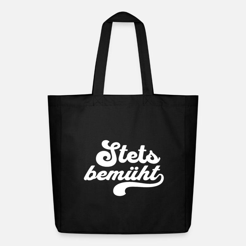 Stets Bemüht - Midweight recycelter Stoffbeutel von Stanley/Stella - Schwarz