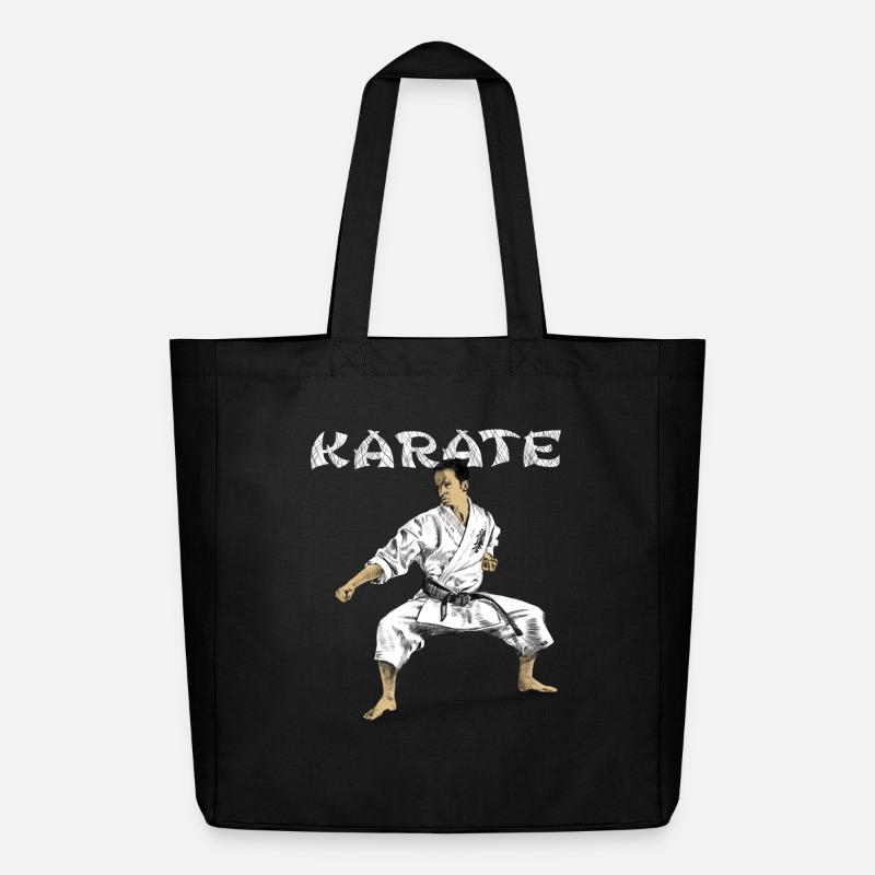 karate - Tote bag Stanley/Stella Midweight recyclé - noir