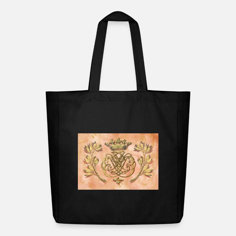 Bach Siegel / Monogramm / Wappen / Insignien - Midweight recycelter Stoffbeutel von Stanley/Stella - Schwarz