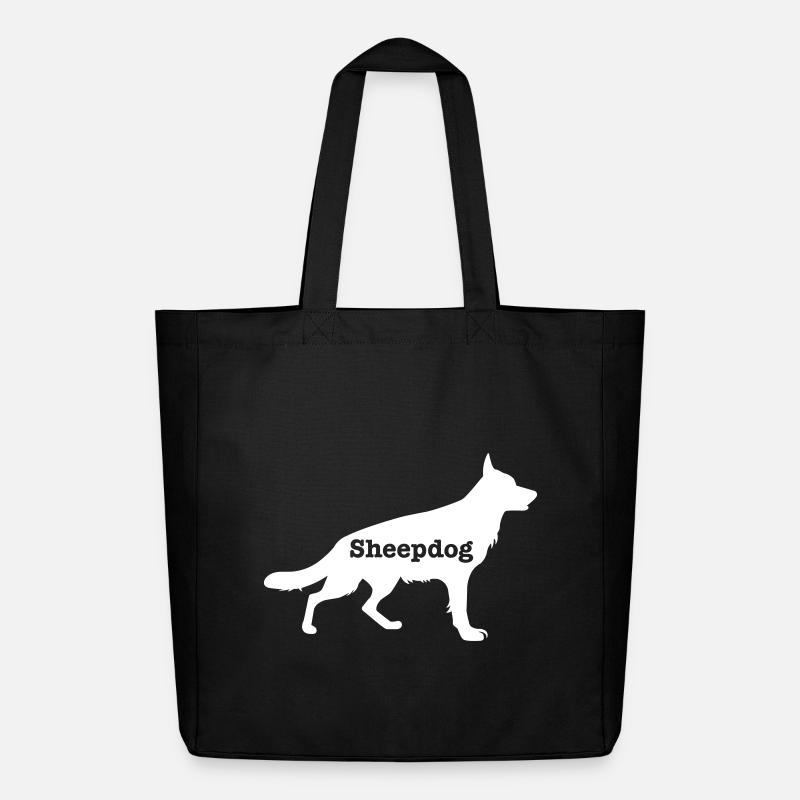 Schäferhund - Midweight recycelter Stoffbeutel von Stanley/Stella - Schwarz