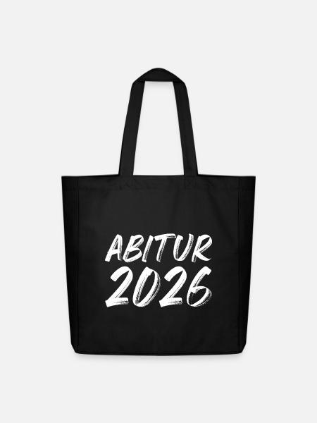Abitur 2026 - Midweight recycelter Stoffbeutel von Stanley/Stella - Schwarz