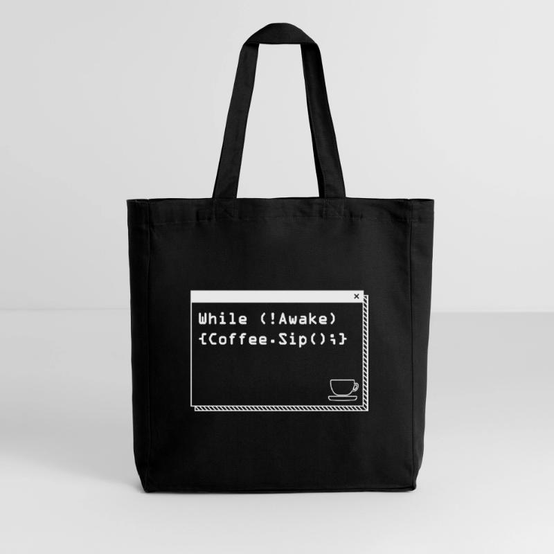 Les programmeurs génèrent du code à partir de café Tote bag Stanley/Stella Midweight recyclé