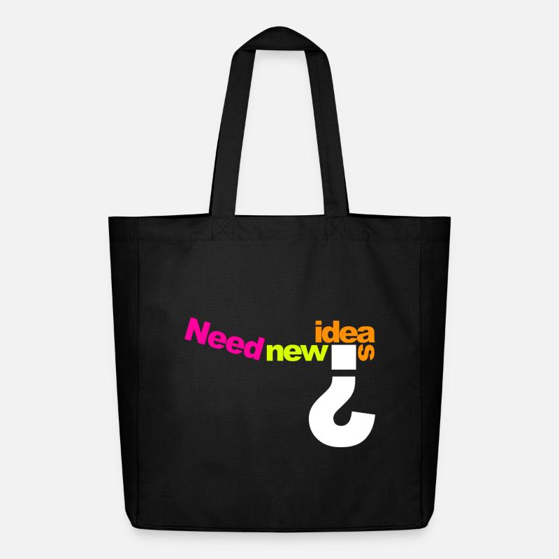 Need New Ideas Color Burst - Midweight recycelter Stoffbeutel von Stanley/Stella - Schwarz