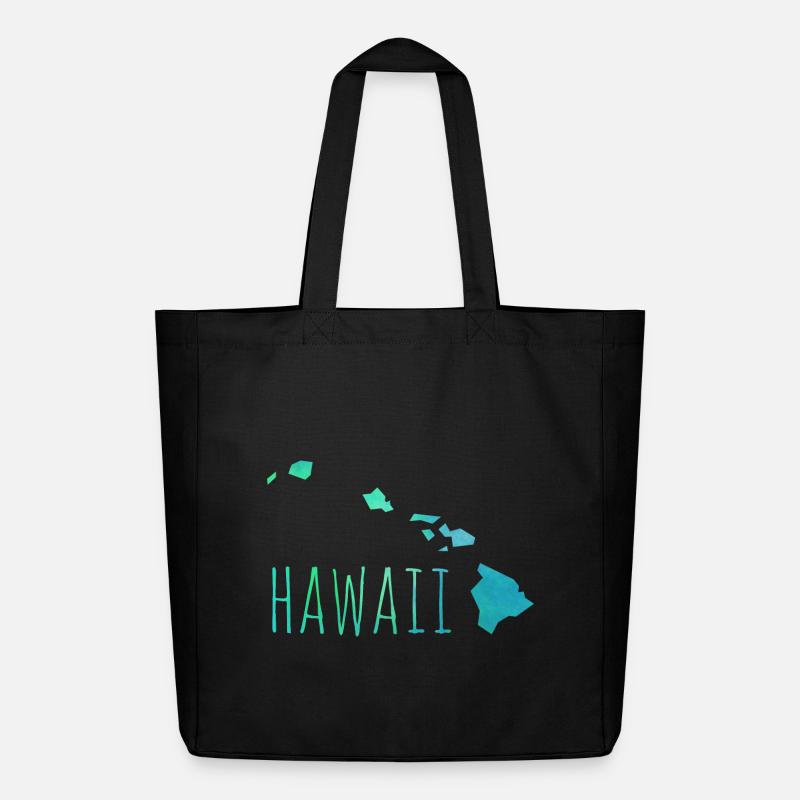 hawaii - Midweight recycelter Stoffbeutel von Stanley/Stella - Schwarz
