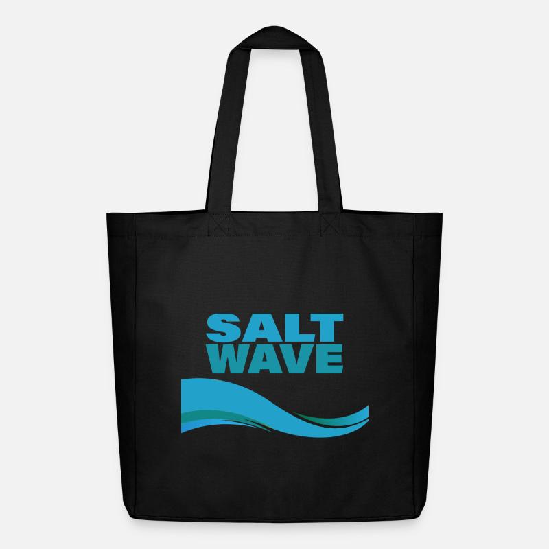 SALT WAVE - Midweight recycelter Stoffbeutel von Stanley/Stella - Schwarz