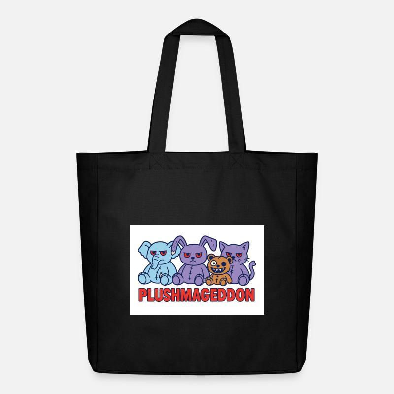 Plushmageddon - Midweight recycelter Stoffbeutel von Stanley/Stella - Schwarz