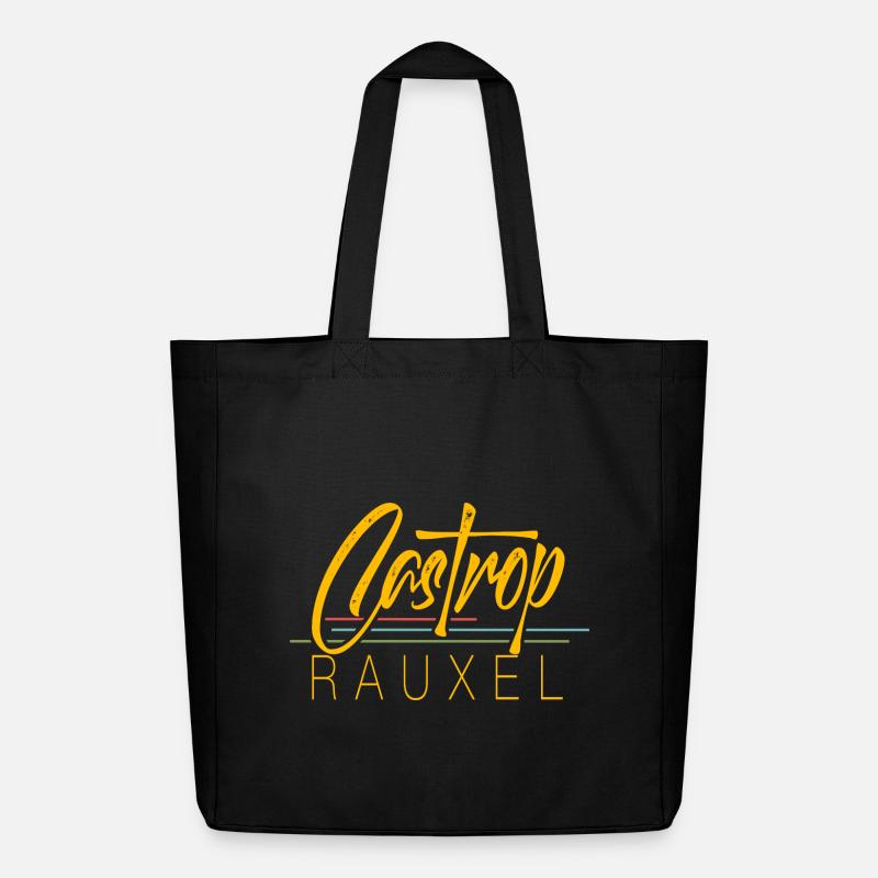 Castrop Rauxel - Midweight recycelter Stoffbeutel von Stanley/Stella - Schwarz
