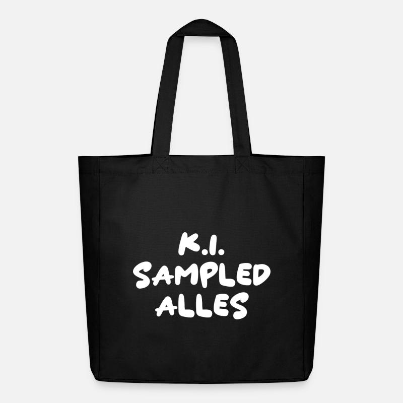 A.I. Sampled Everything - Midweight Recycled Tote Bag by Stanley/Stella - black