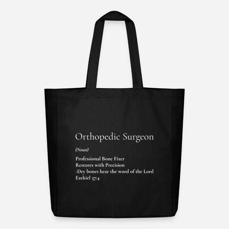Orthopädischer Chirurg Bone Fixer T-Shirt - Midweight recycelter Stoffbeutel von Stanley/Stella - Schwarz