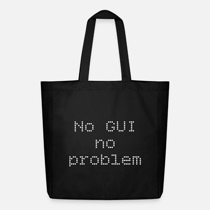 Pas d’interface graphique, pas de problème - Tote bag Stanley/Stella Midweight recyclé - noir