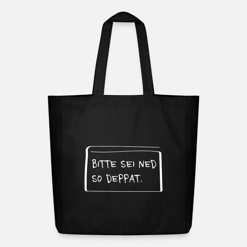 S’il te plaît, sois Ned tellement stupide – Drôle de diction dialectale - Tote bag Stanley/Stella Midweight recyclé - noir