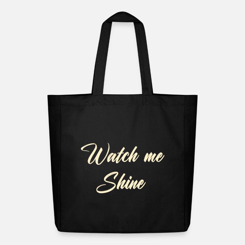 Watch me shine - Midweight recycelter Stoffbeutel von Stanley/Stella - Schwarz