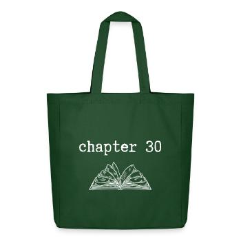 chapter 30 Birthday - Midweight Recycled Tote Bag by Stanley/Stella - bottle green - Front