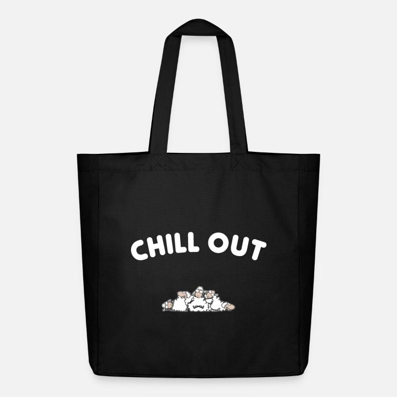 Chill out - Midweight recycelter Stoffbeutel von Stanley/Stella - Schwarz
