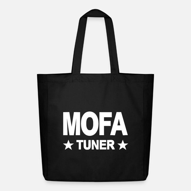 Mofa - Midweight recycelter Stoffbeutel von Stanley/Stella - Schwarz