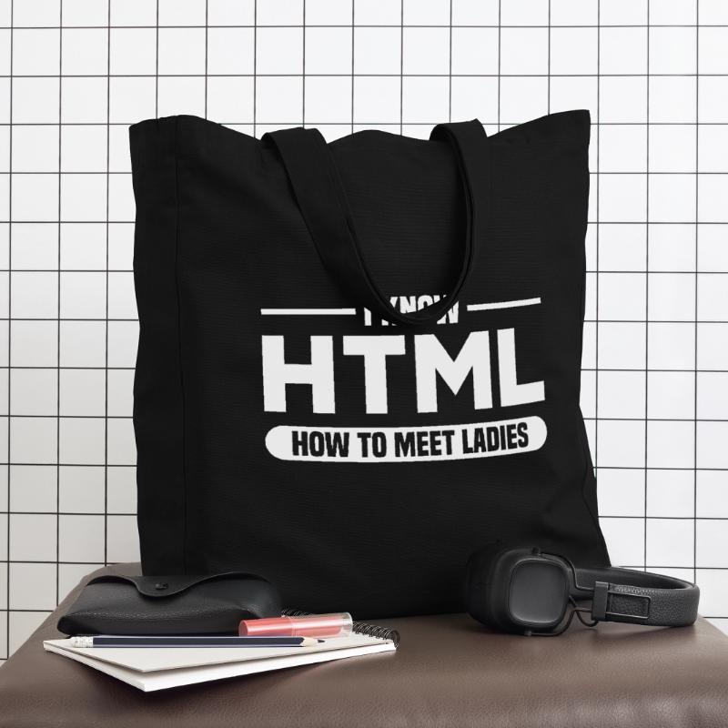 Programmation HTML d’humour disant Tote bag Stanley/Stella Midweight recyclé