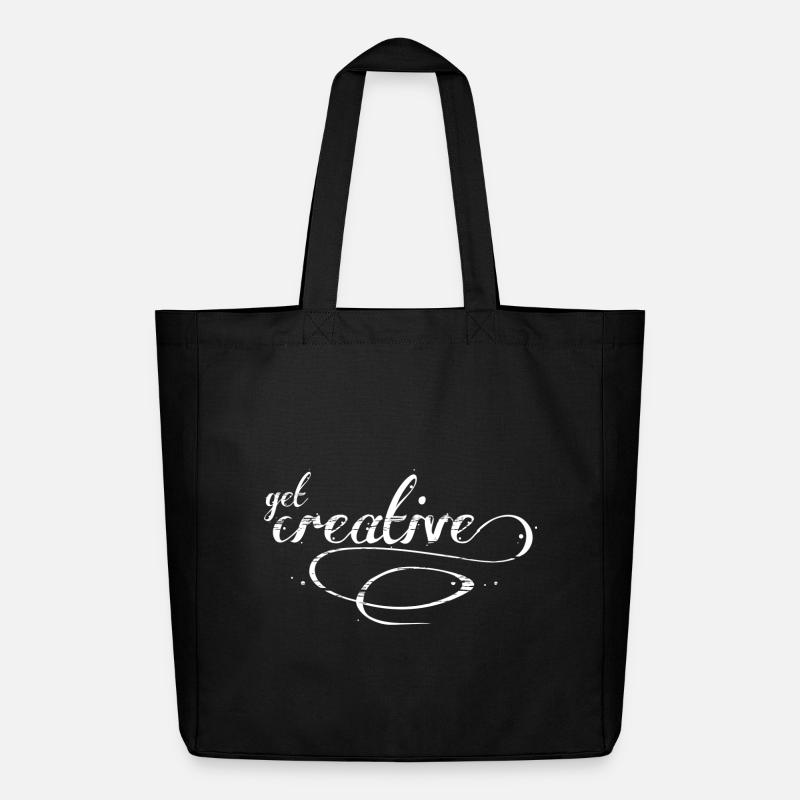 get creative - Midweight recycelter Stoffbeutel von Stanley/Stella - Schwarz