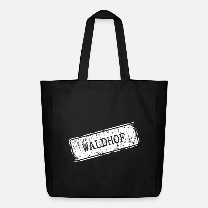 Waldhof - Midweight recycelter Stoffbeutel von Stanley/Stella - Schwarz