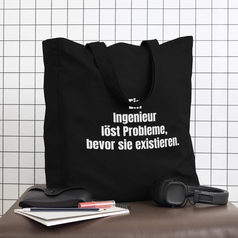 Engineer solves problems before they exist Midweight Recycled Tote Bag by Stanley/Stella
