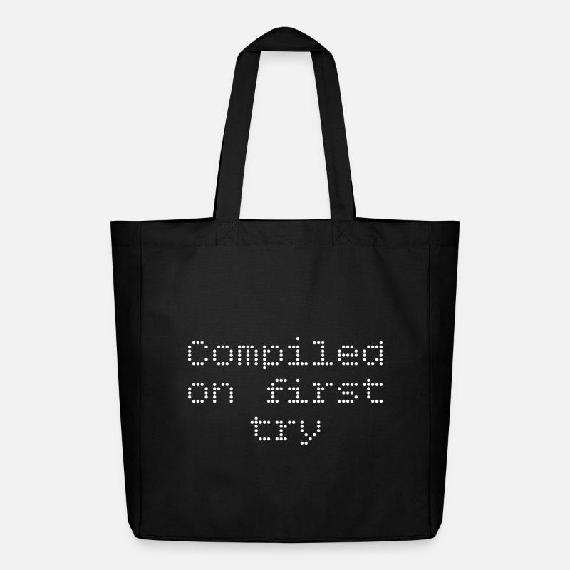 Compiled first try - Midweight recycelter Stoffbeutel von Stanley/Stella - Schwarz